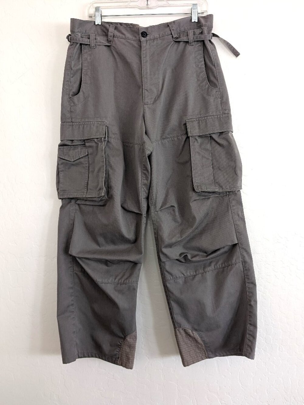 RMANI EXCHANGE A/X Pants Men's 33Rx28 (34x28) Gray Cargo Tactical Straight Leg